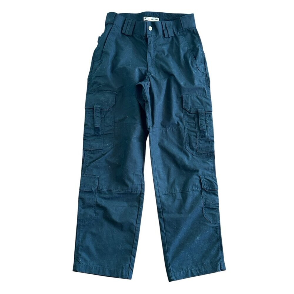 5.11 Tactical Cargo Pant Men 30 Black Hiker‎ Canvas Utility Work 30x30